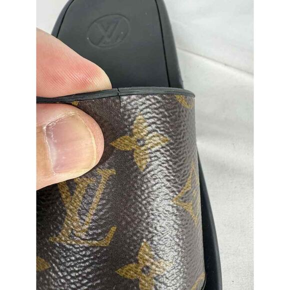 Louis Vuitton Sunbath Flat Mule Monogram Size 36 SPB-TS 347667 - Picture 10 of 12